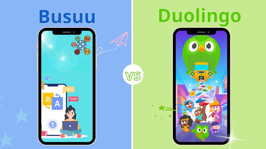 So sánh Busuu và Duolingo
