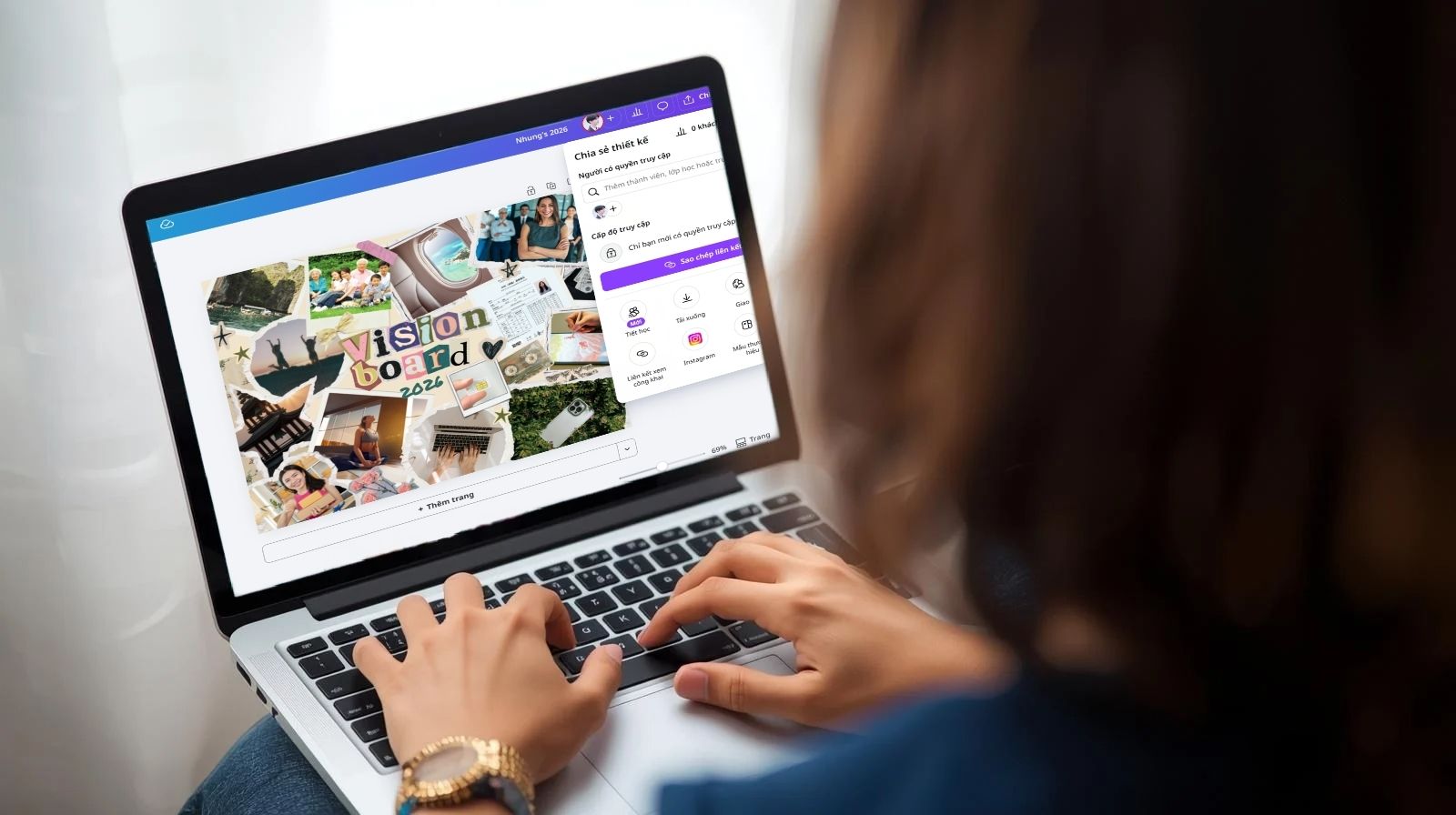 Chuyển file thiết kế Canva sang tài khoản khác